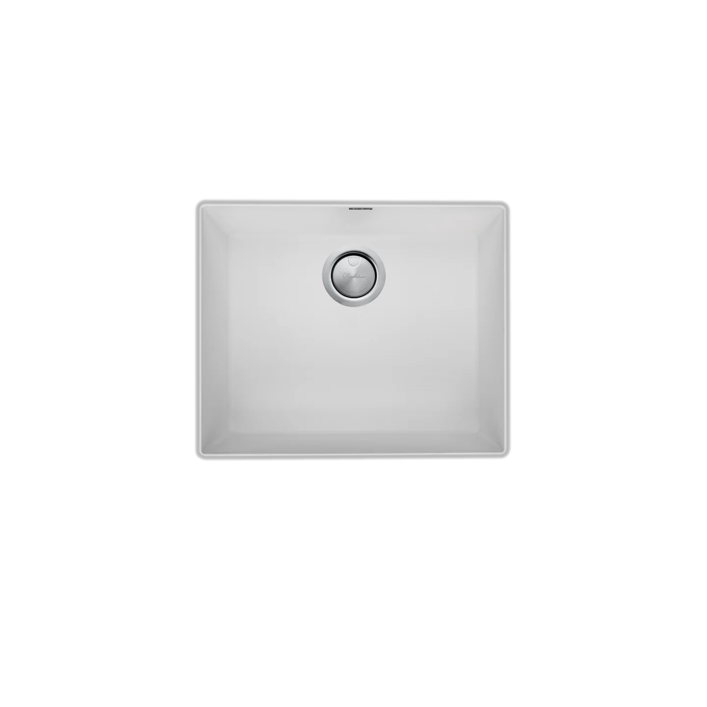 Oliveri Santorini Large Bowl Undermount Sink White - Image 3