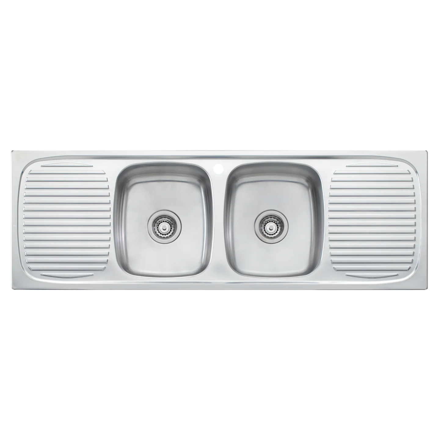 Oliveri Ultraform Double Bowl Sink With Double Drainer Stainless Steel