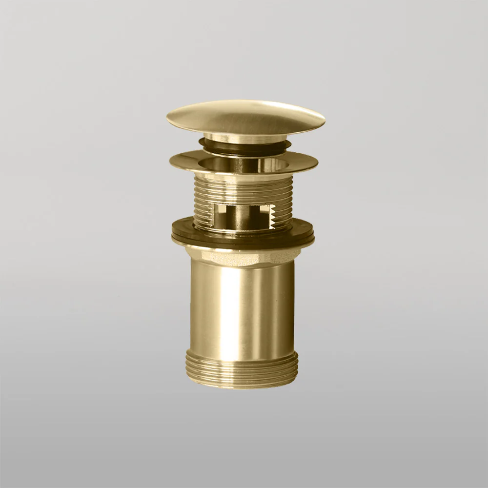 Oliveri Universal Pop Up Plug And Waste Classic Gold - Image 2