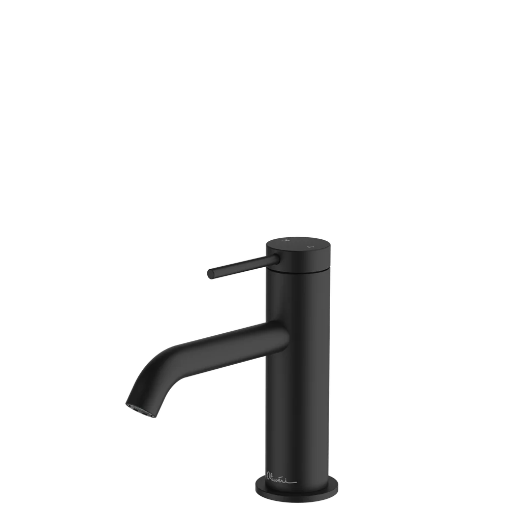 Oliveri Venice Basin Mixer Curved Matte Black Lead Free - Image 3