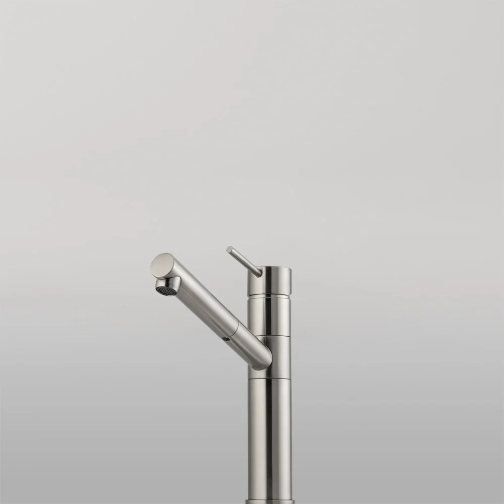 Oliveri Venice Pull Out Swivel Mixer Brushed Nickel - Image 2