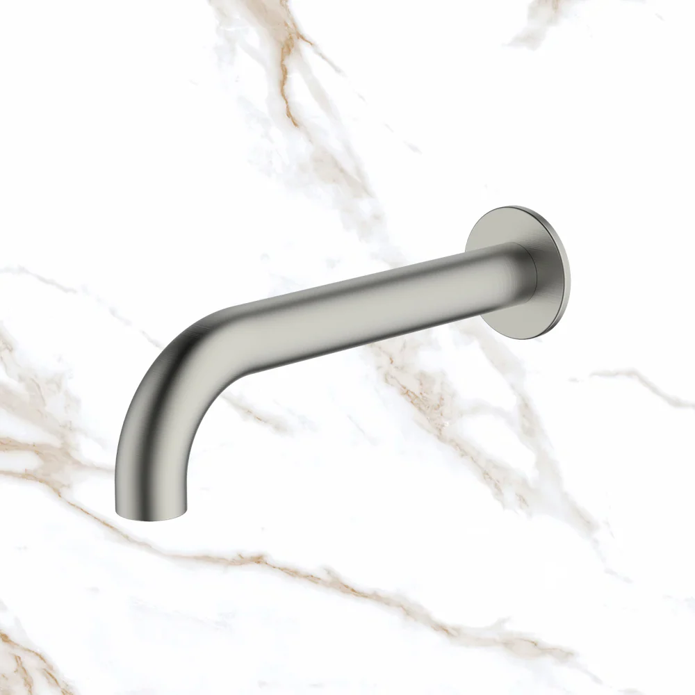 Oliveri Venice Spout 200mm Curved Brushed Nickel Lead Free - Image 2