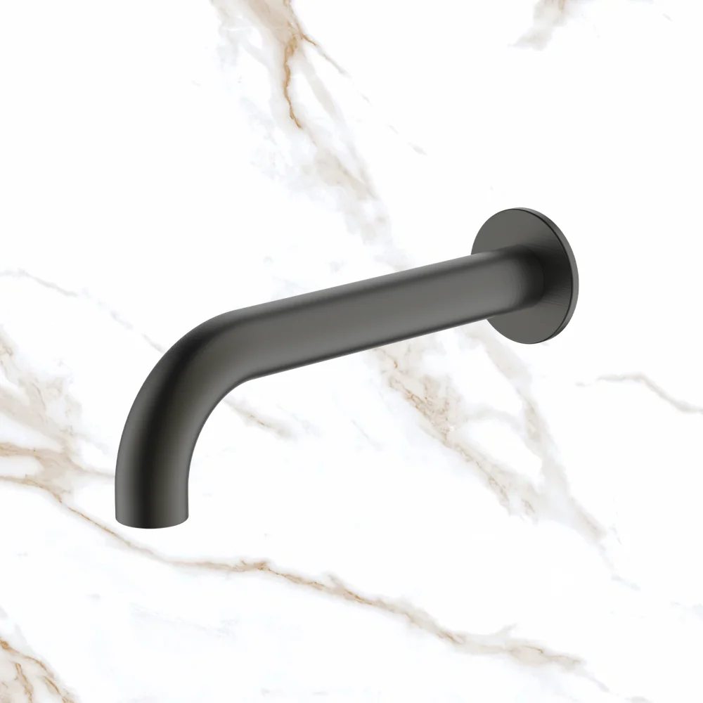 Oliveri Venice Spout 200mm Curved Gunmetal Lead Free - Image 2
