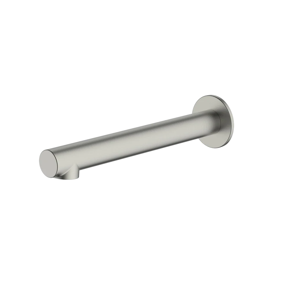 Oliveri Venice Spout 200mm Straight Brushed Nickel Lead Free