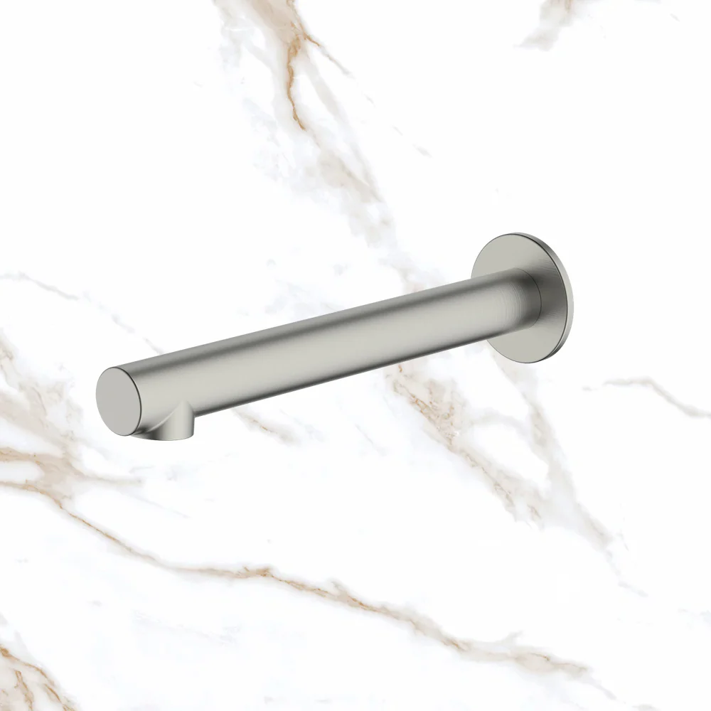 Oliveri Venice Spout 200mm Straight Brushed Nickel Lead Free - Image 2