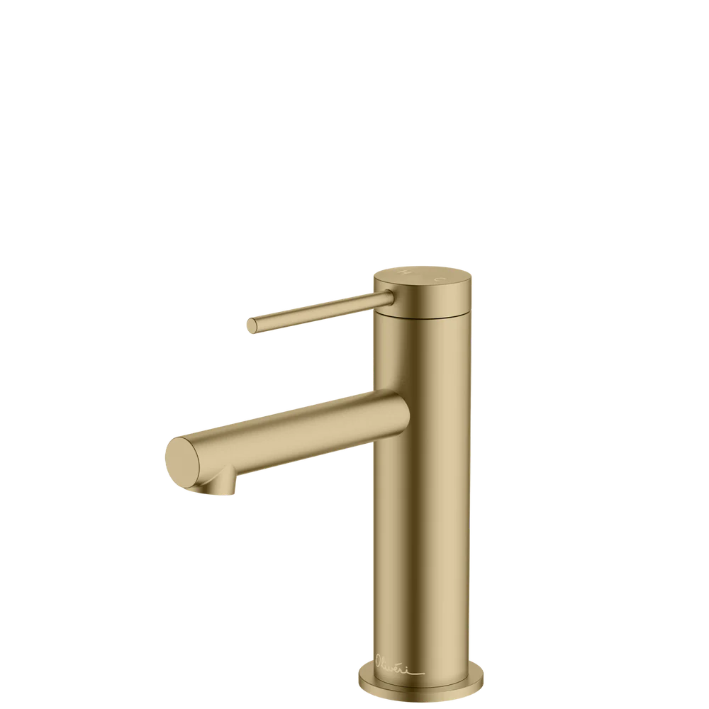 Oliveri Venice Straight Basin Mixer Classic Gold Lead Free - Image 3