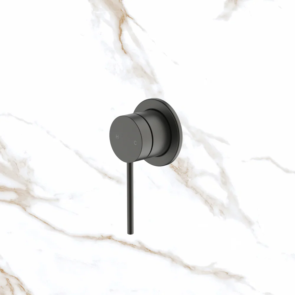 Oliveri Venice Straight Wall Mixer Complete Kit Gunmetal Lead Free - Image 2