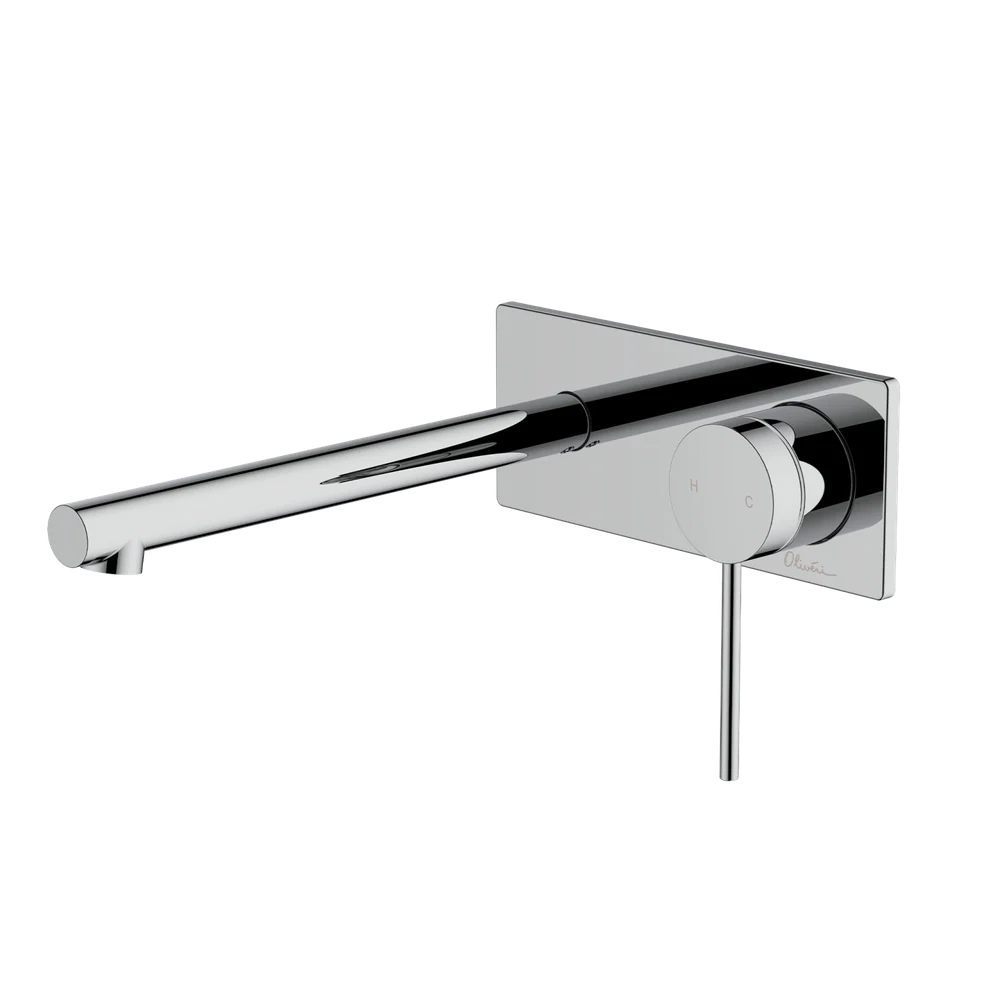 Oliveri Venice Straight Wall Mixer Set Complete Kit Chrome Lead Free - Image 3