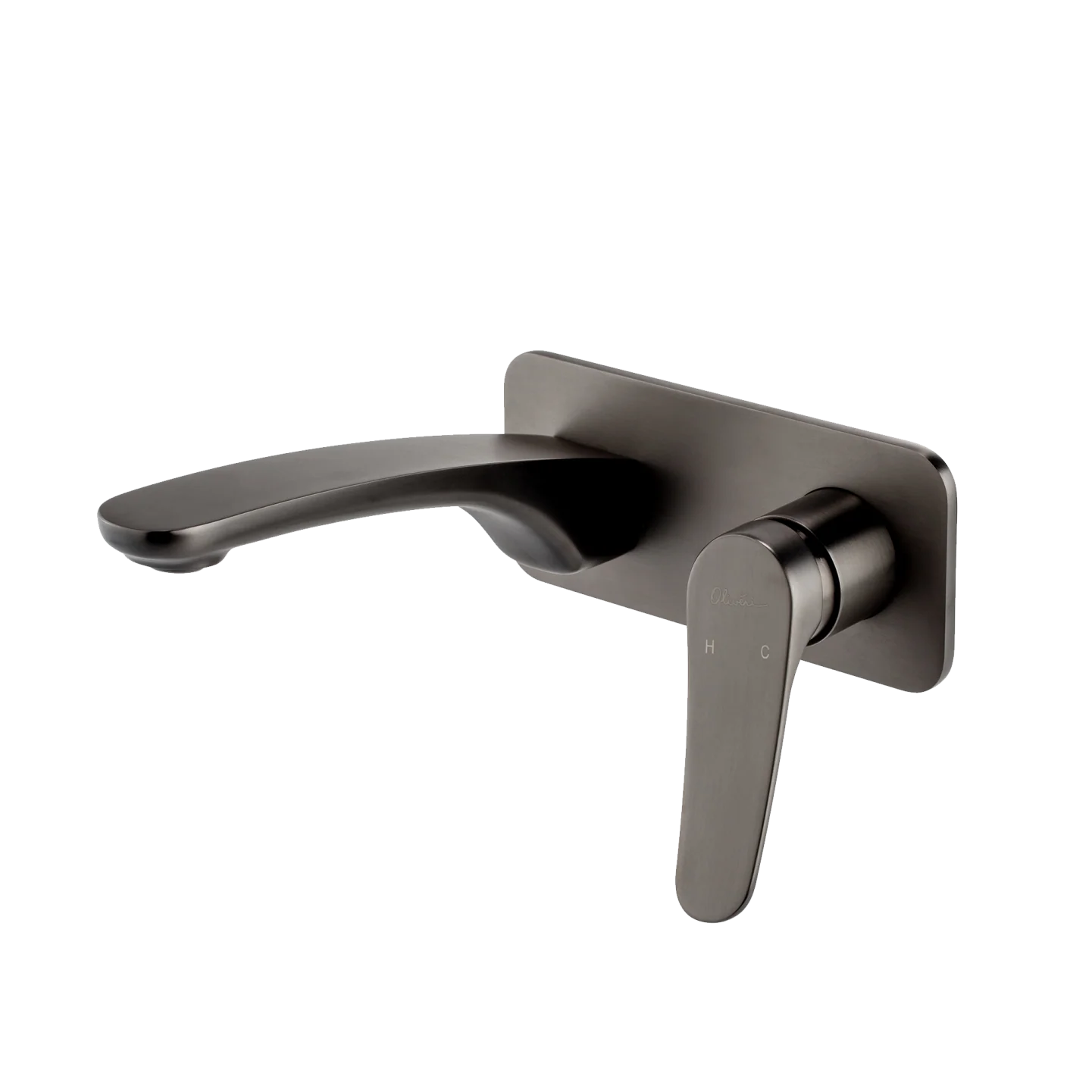 Oliveri Verona Wall Mixer Set Gunmetal