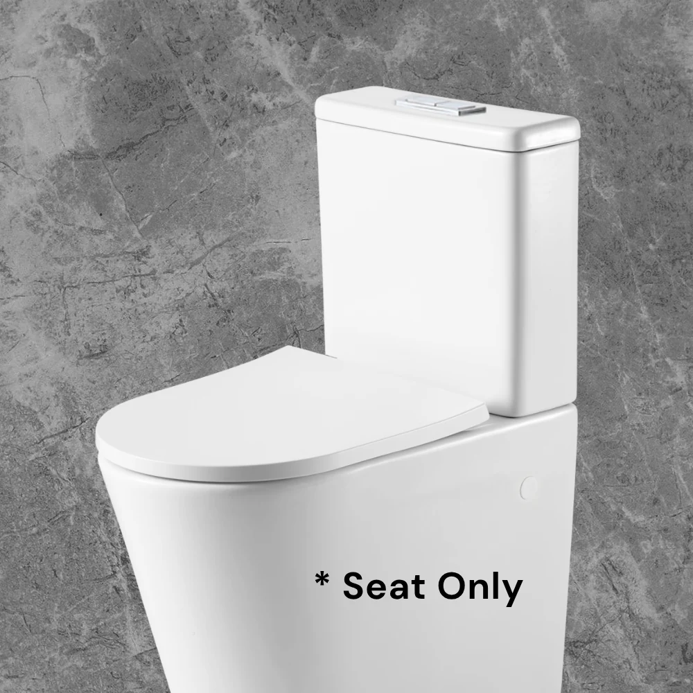 Oliveri Vienna Comfort Height Ambulant Toilet Suite (Seat Only) White - Image 2