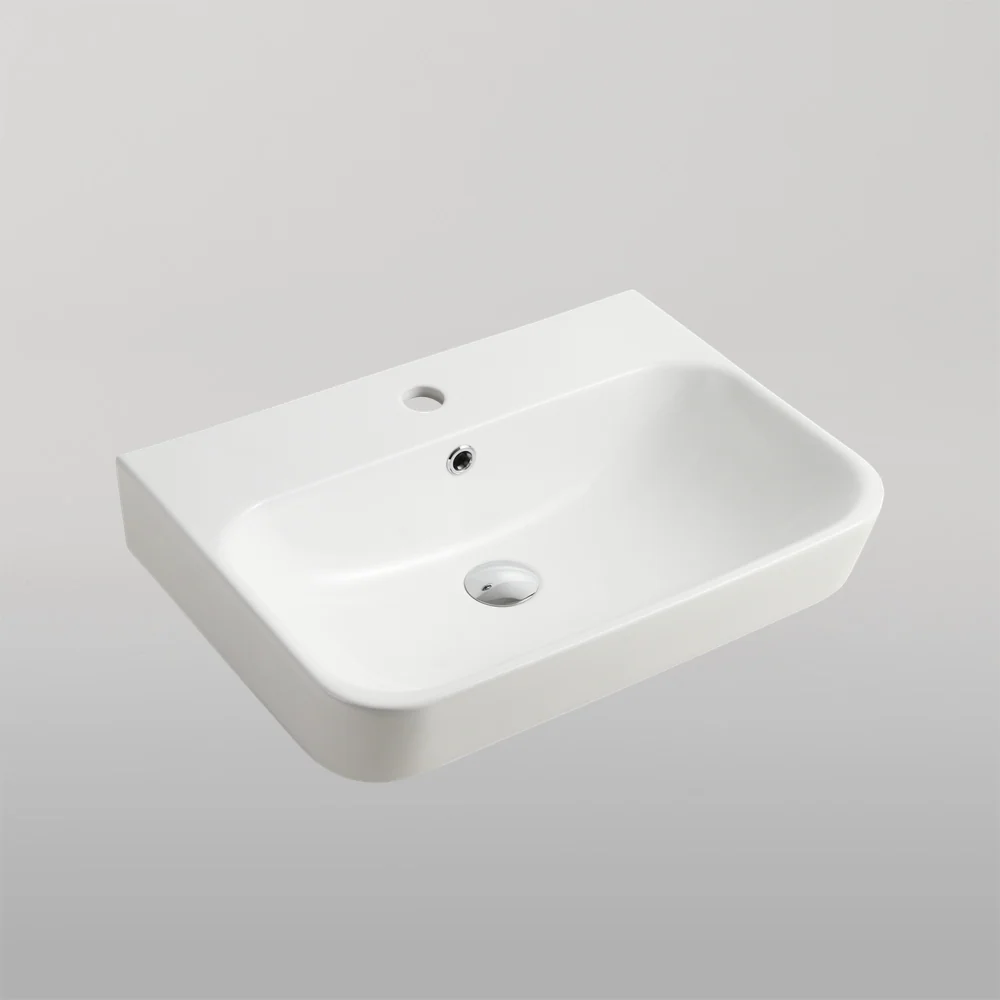 Oliveri Vienna Wall Hung Basin White - Image 2