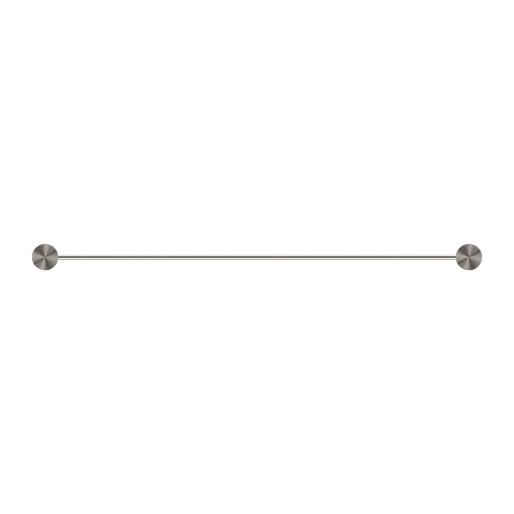 Nero Opal Double Towel Rail 600mm Brushed Nickel - Image 4