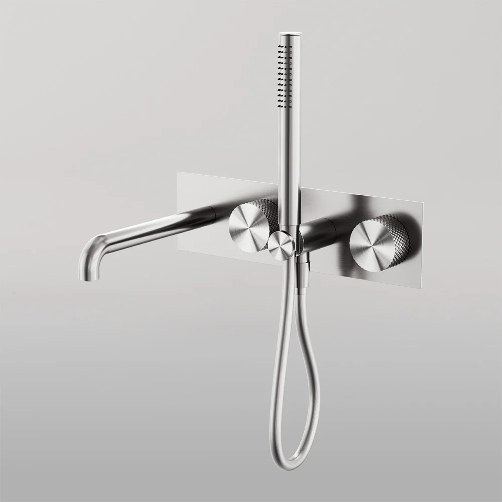 Nero Opal Progressive Shower System With Spout 230mm Brushed Nickel - Image 2