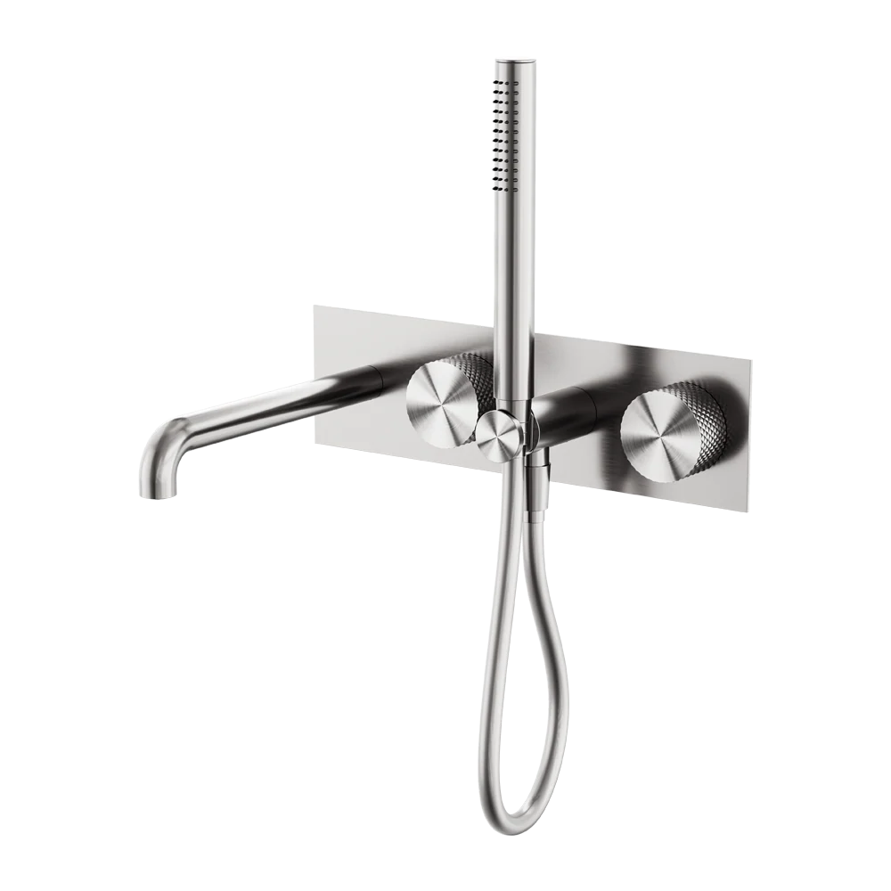 Nero Opal Progressive Shower System With Spout 250mm Brushed Nickel - Image 3
