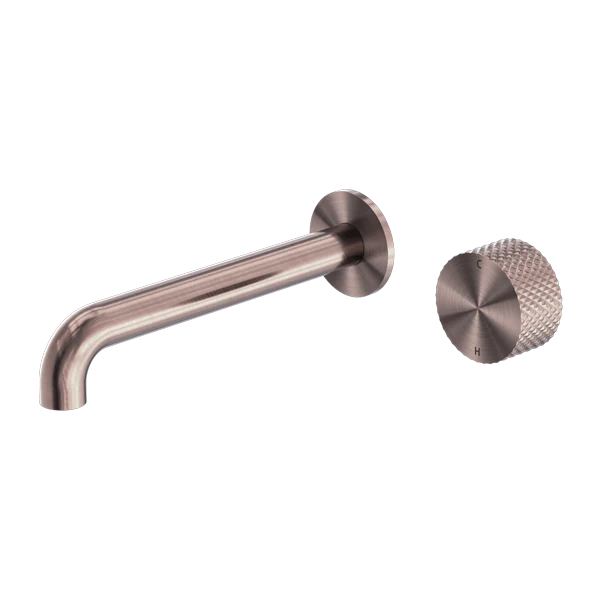 Nero Opal Progressive Wall Basin/Bath Set 160mm Brushed Bronze - Image 3
