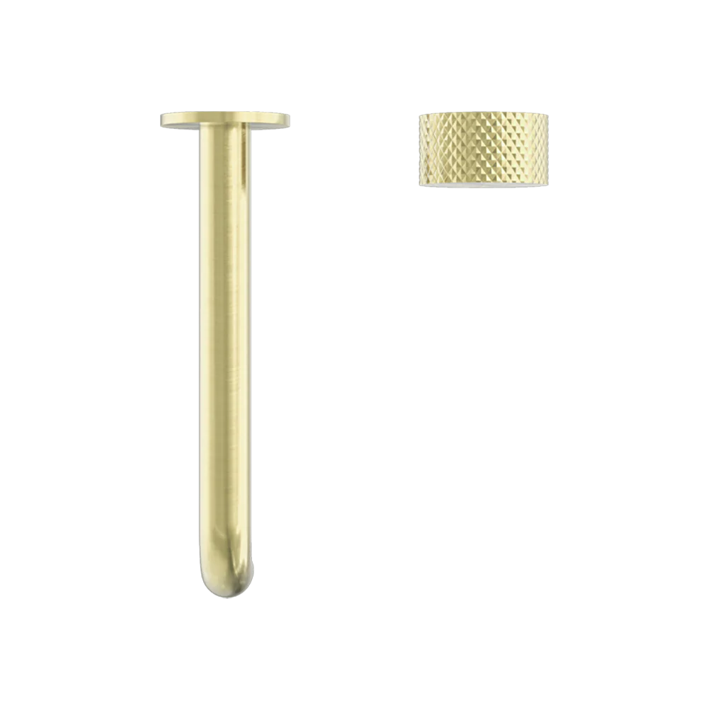 Nero Opal Progressive Wall Basin/Bath Set 185mm Spout Brushed Gold - Image 4