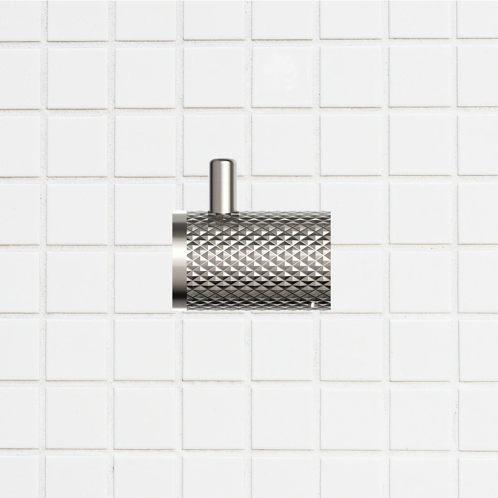 Nero Opal Robe Hook Brushed Nickel - Image 2