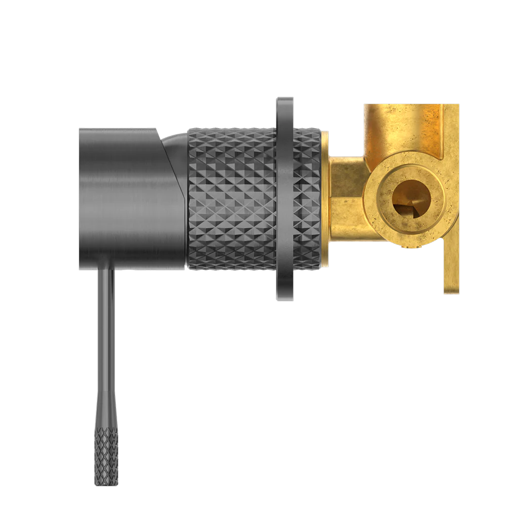 Nero Opal Shower Mixer with 60mm Plate Brushed Gunmetal - Image 4