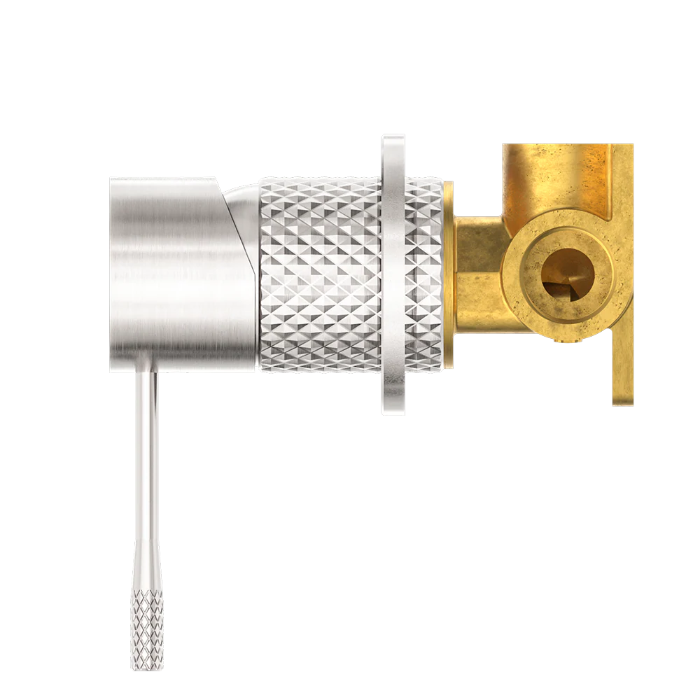 Nero Opal Shower Mixer with 60mm Plate Brushed Nickel - Image 4