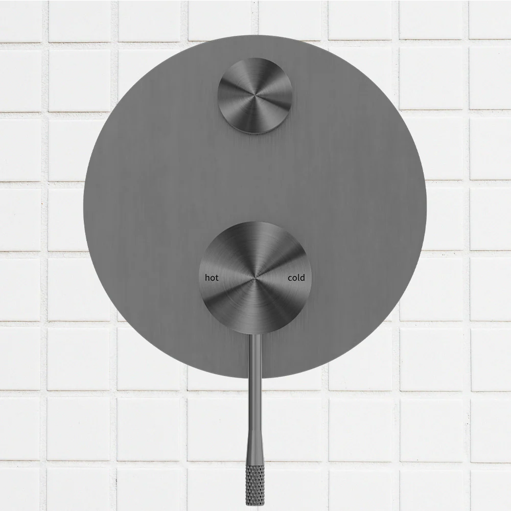 Nero Opal Shower Mixer with Divertor Graphite - Image 2