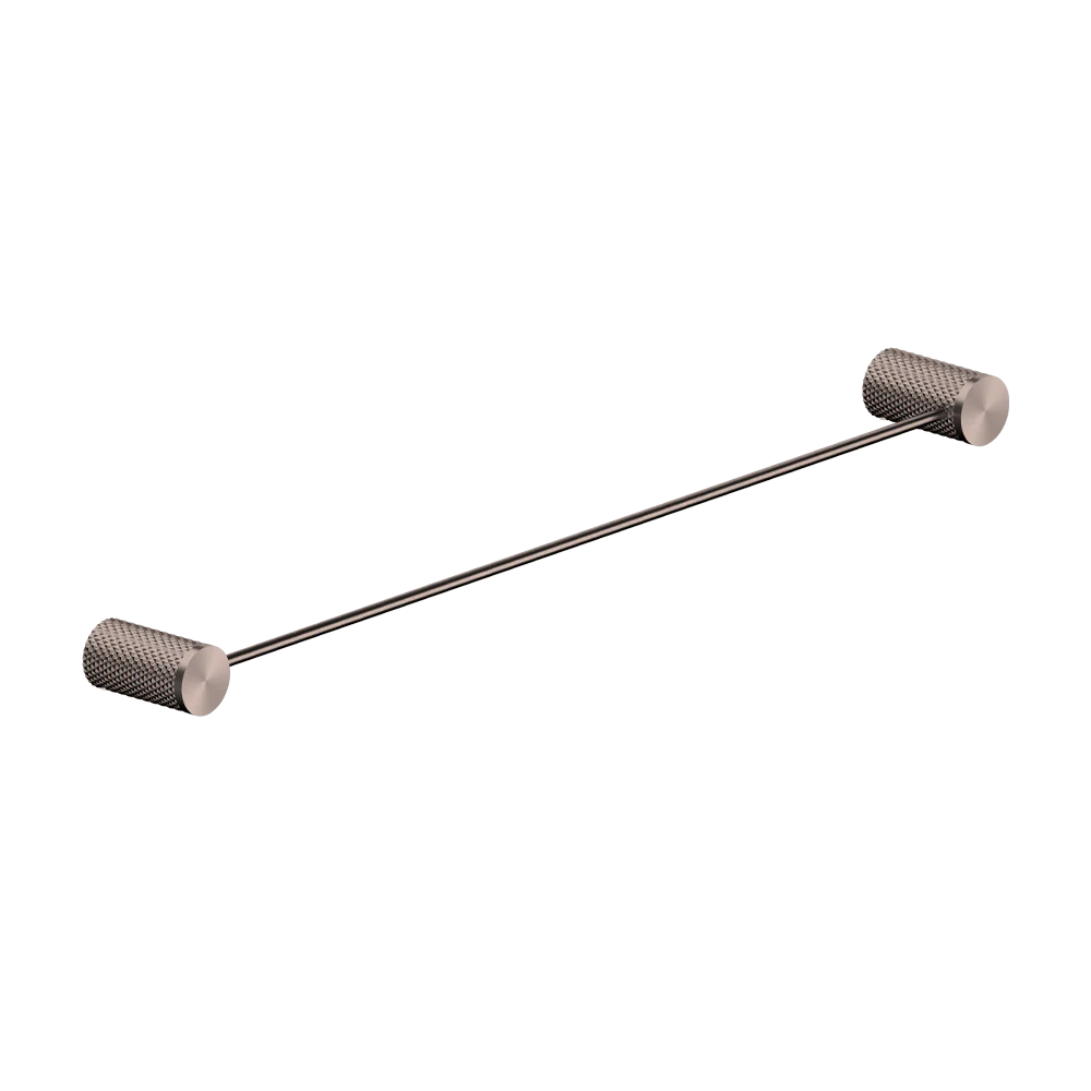 Nero Opal Single Towel Rail 600mm Brushed Bronze - Image 3
