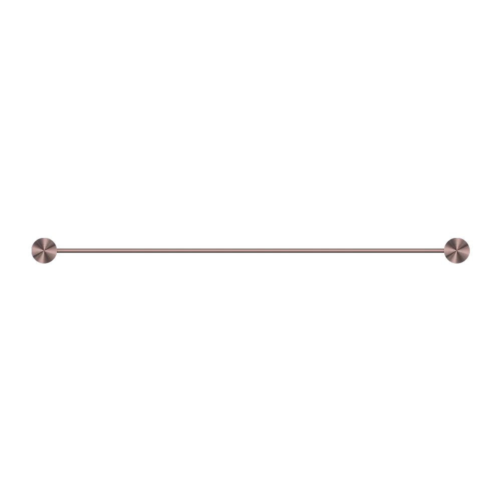 Nero Opal Single Towel Rail 600mm Brushed Bronze - Image 4