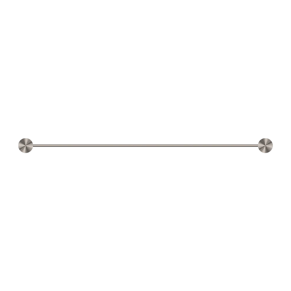 Nero Opal Single Towel Rail 600mm Brushed Nickel - Image 4