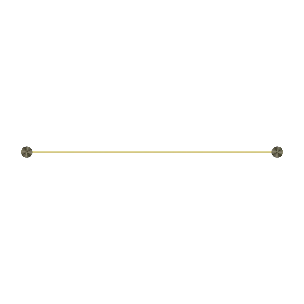 Nero Opal Single Towel Rail 800mm Brushed Gold - Image 4