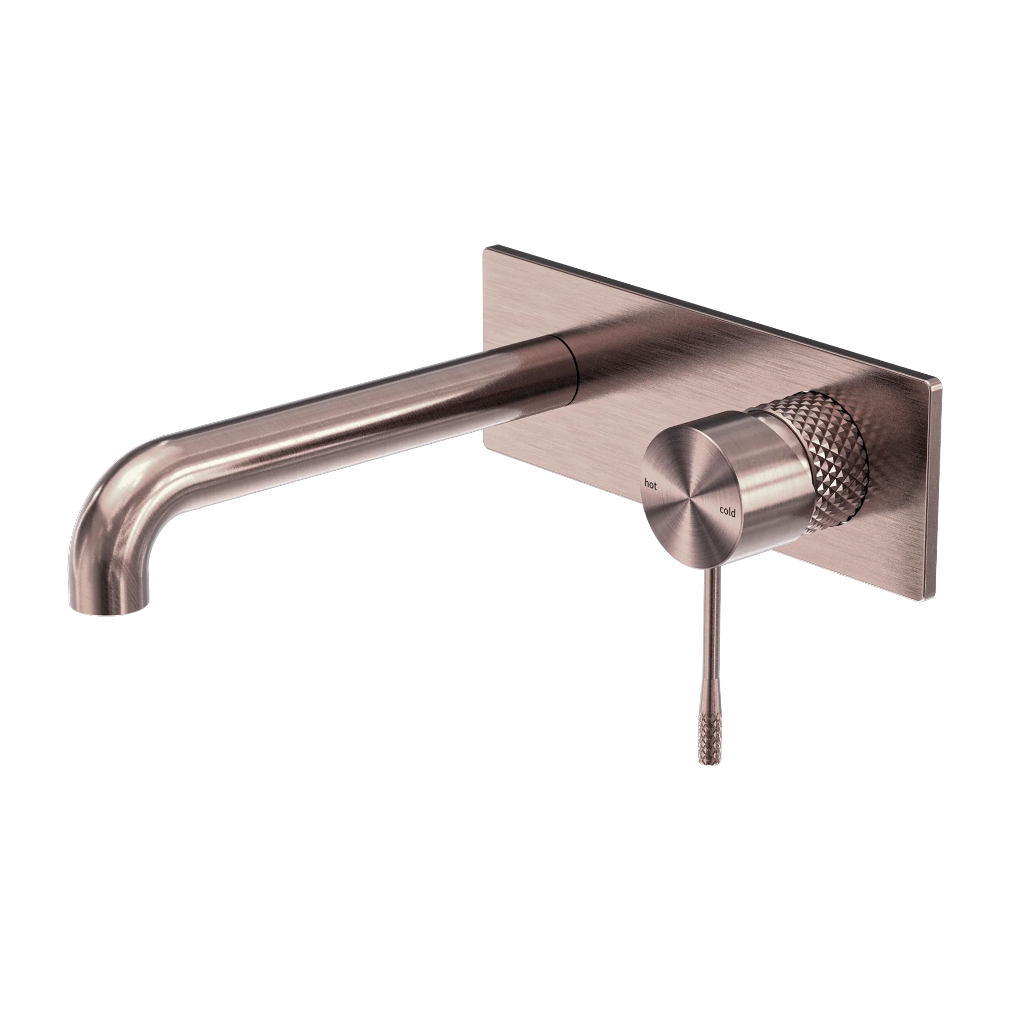 Nero Opal Wall Basin/Bath Mixer 185mm Brushed Bronze