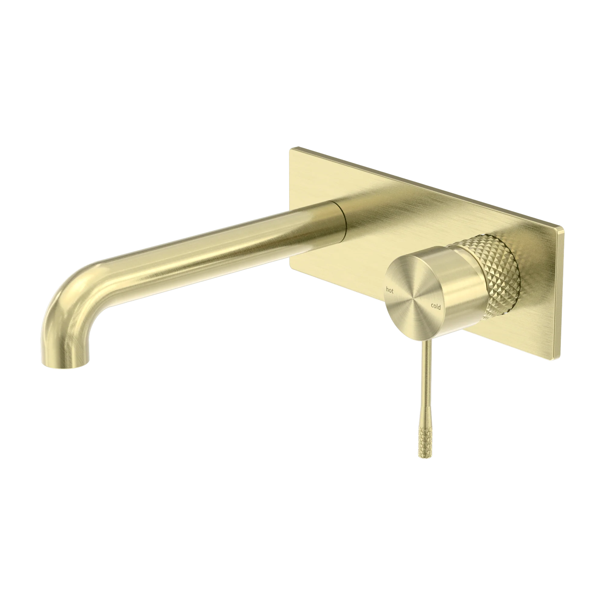 Nero Opal Wall Basin/Bath Mixer 230mm Brushed Gold - Image 3