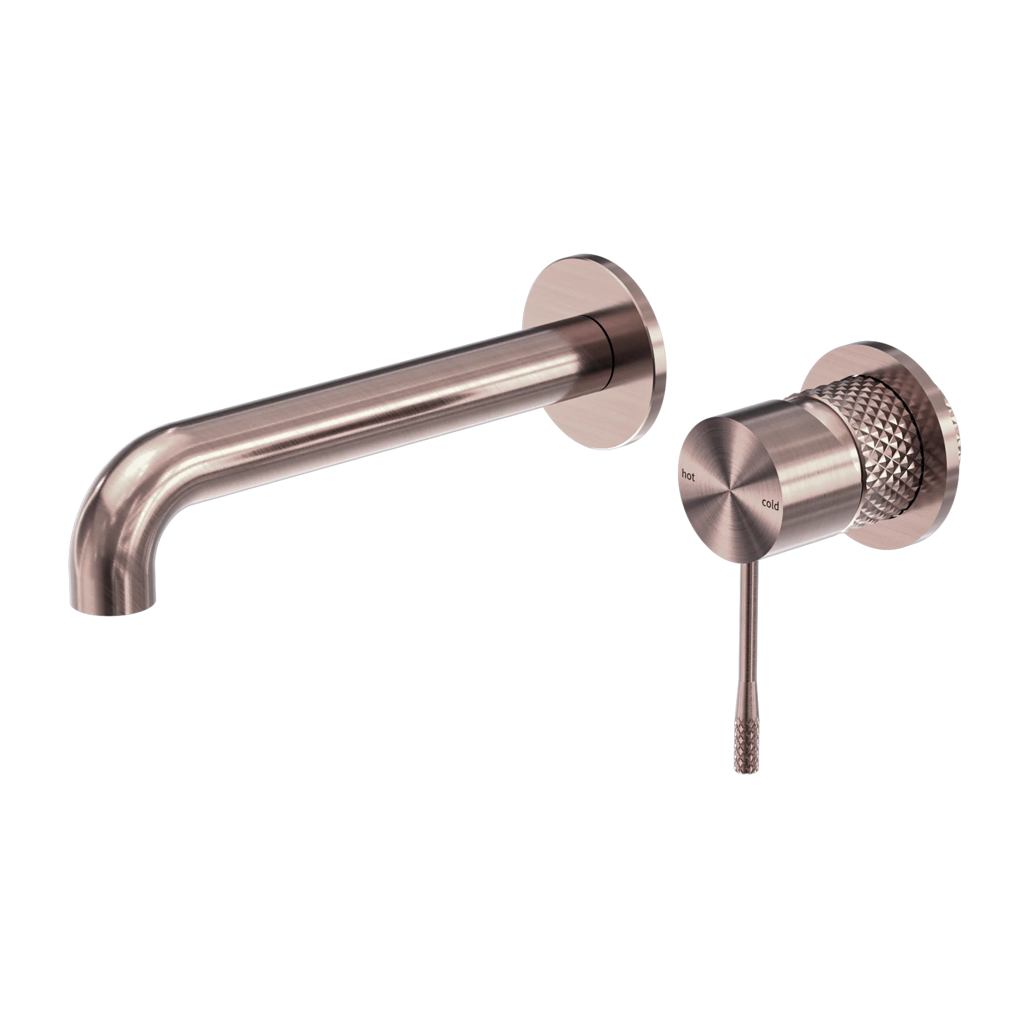 Nero Opal Wall Basin/Bath Mixer Separate Back Plate 260mm Brushed Bronze