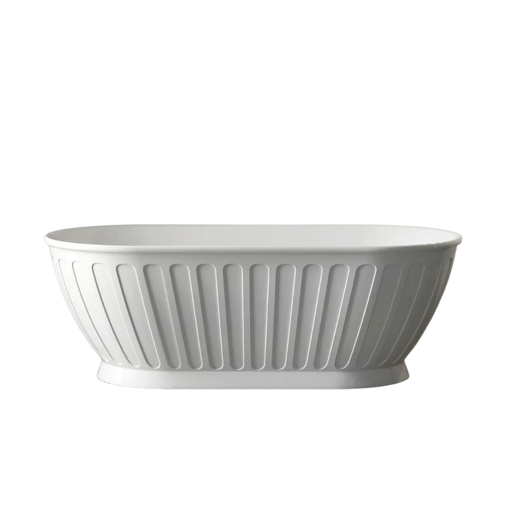 Otti Attica Kensington 1700 Freestanding Bath Gloss White