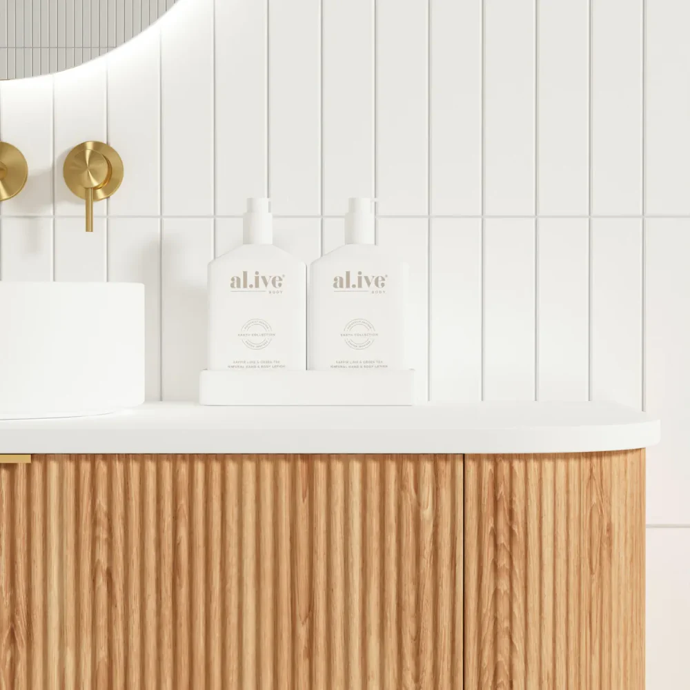 Otti Bondi 1200mm Woodland Oak Fluted Curve Vanity - Image 2