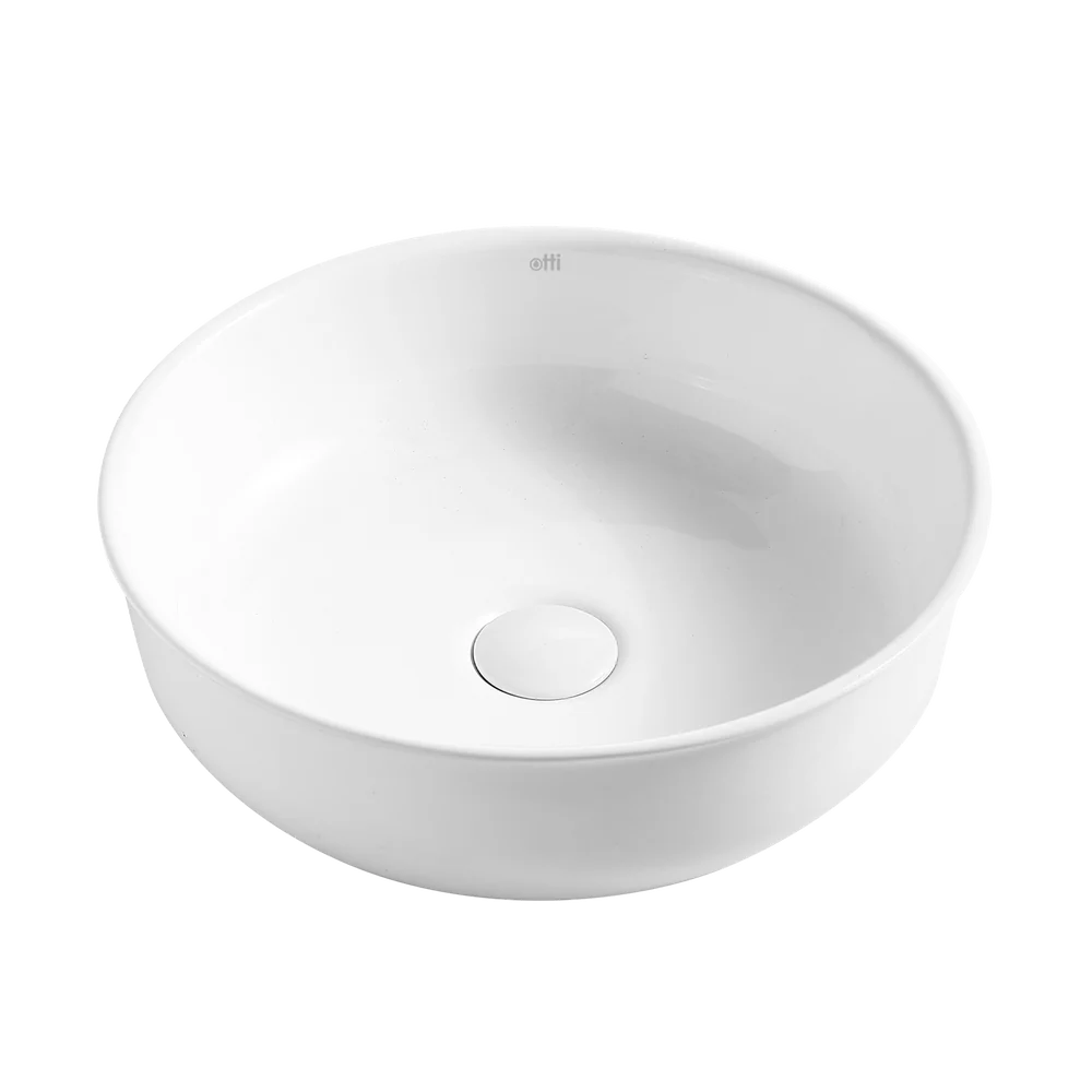 Otti Bronte Round 390x390mm Basin Gloss White - Image 3