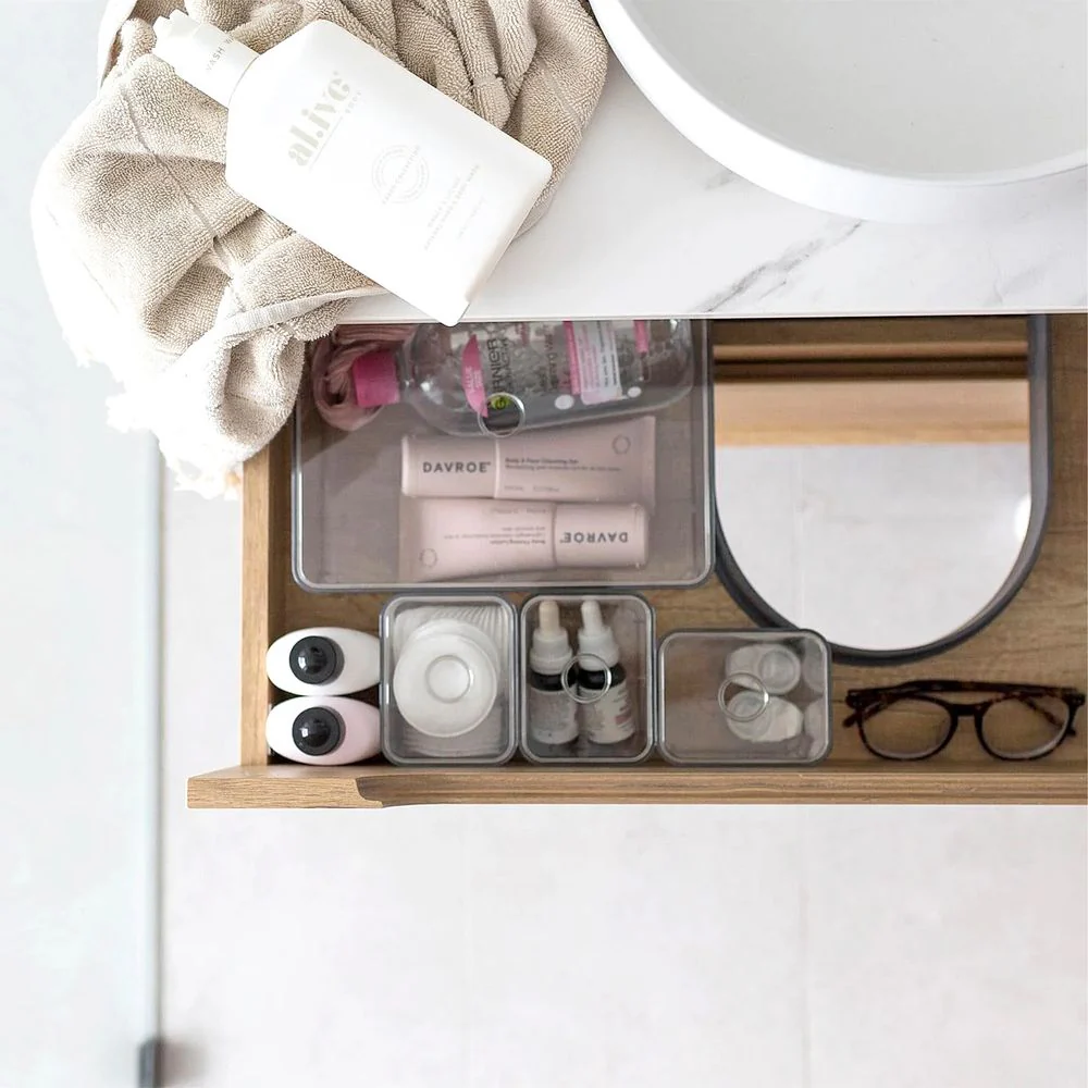Otti Byron 750mm Natural Oak Wall Hung Vanity - Image 7