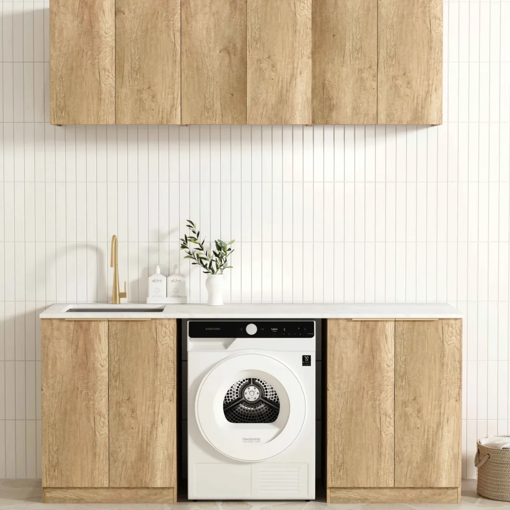 Otti Byron/Bondi Natural Oak Laundry Kit 1960mm (Package Kit B) - Image 2