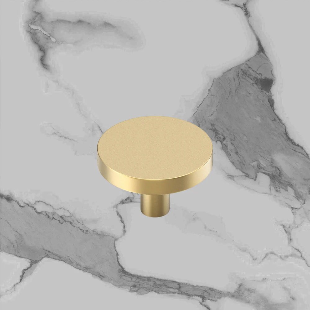 Otti Chloe 32mm Knob Handle Brushed Brass - Image 2