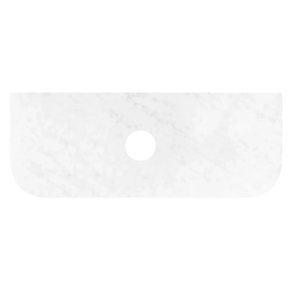 Otti Havana 1200mm Solid Surface Cloudy Carrara Top - Image 3