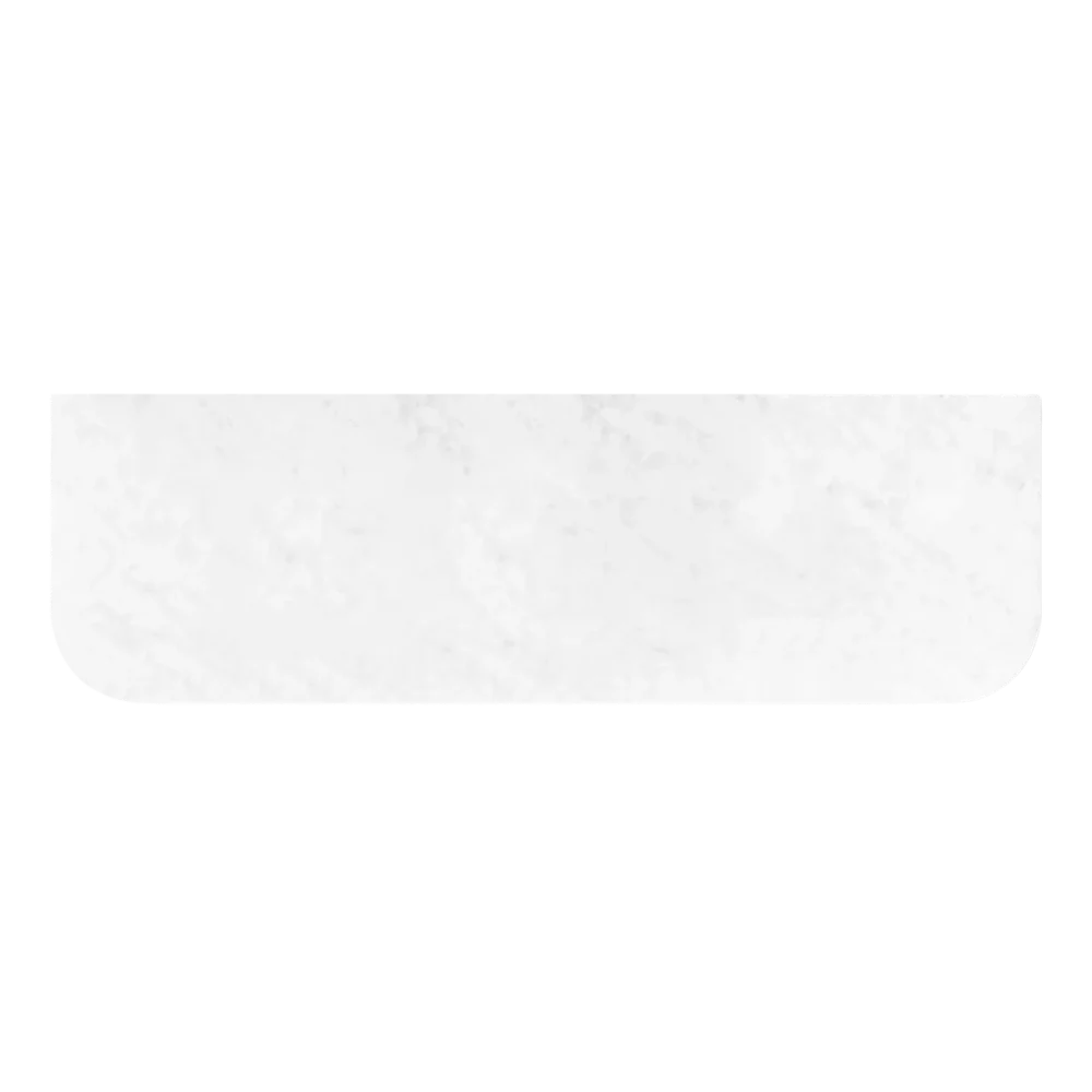 Otti Havana 1800mm Solid Surface Top No Hole Cloudy Carrara