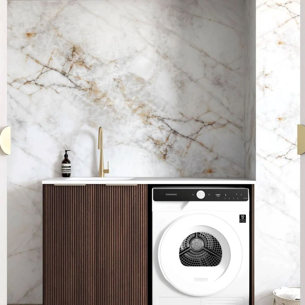 Otti Havana Sable Walnut Laundry Base Cabinet 1300mm - Image 2