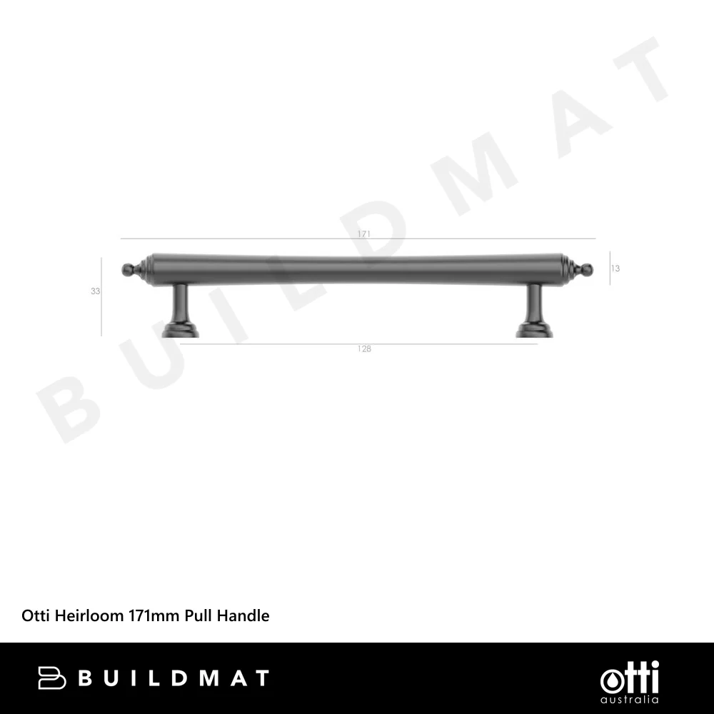 Otti Heirloom 171mm Pull Handle Gunmetal - Image 6