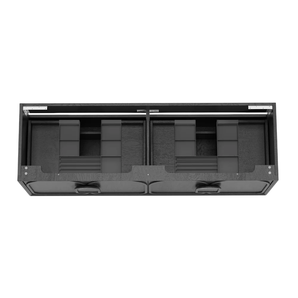 Otti Laguna Mark II 1500mm Black Oak Wall Hung Vanity - Image 7