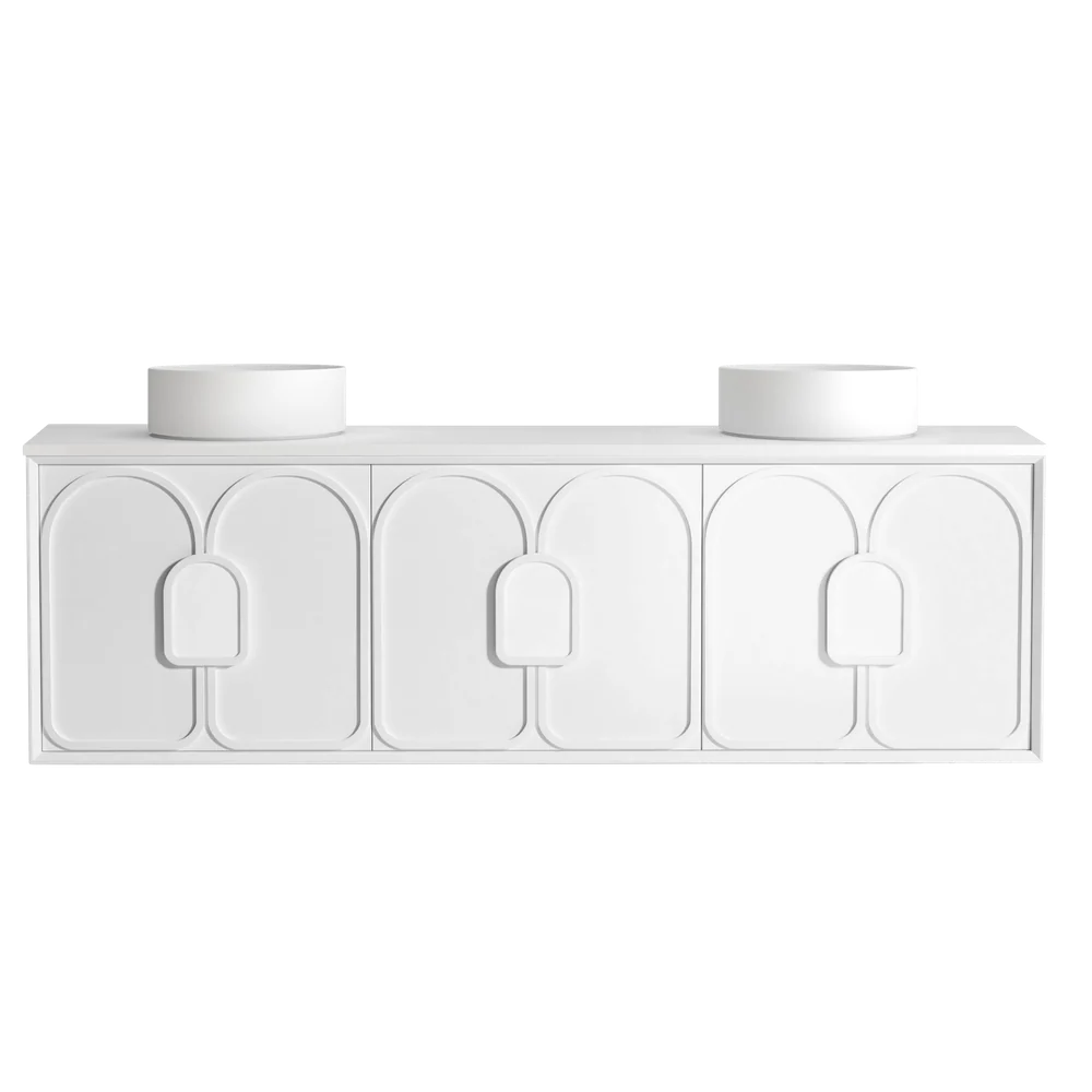 Otti Laguna Mark II 1800mm Matte White Wall Hung Vanity - Image 10