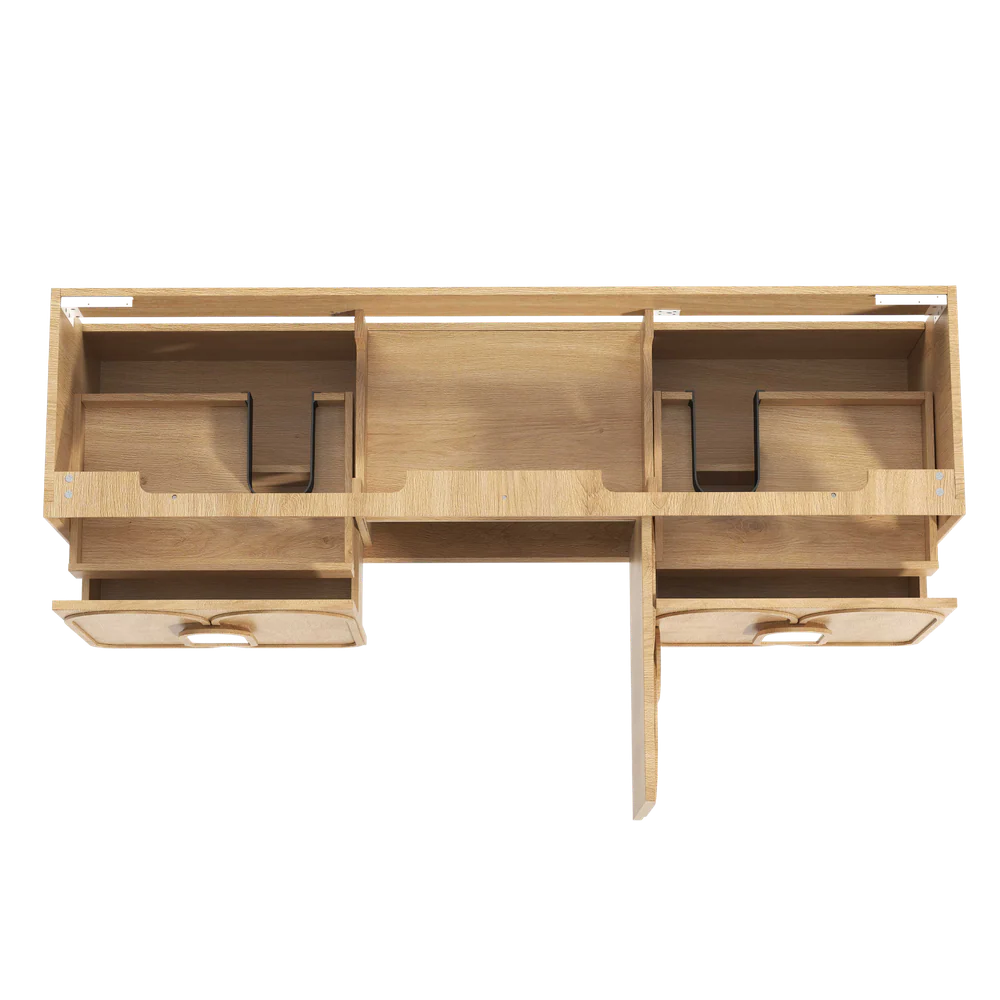 Otti Laguna Mark II 1800mm Woodland Oak Wall Hung Vanity - Image 6