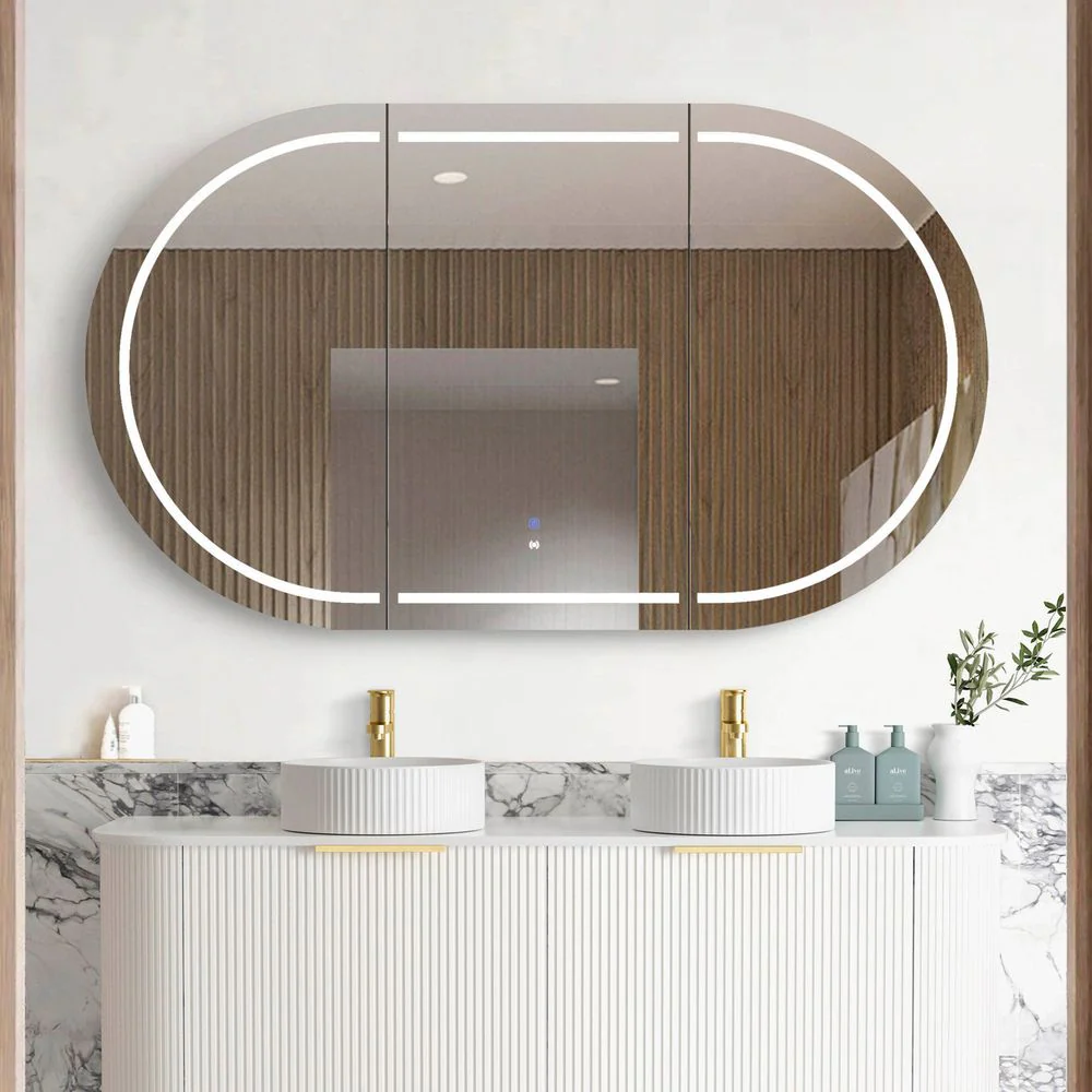 Otti LED Bondi 1500mm White Shaving Cabinet Premium Edition - Image 3