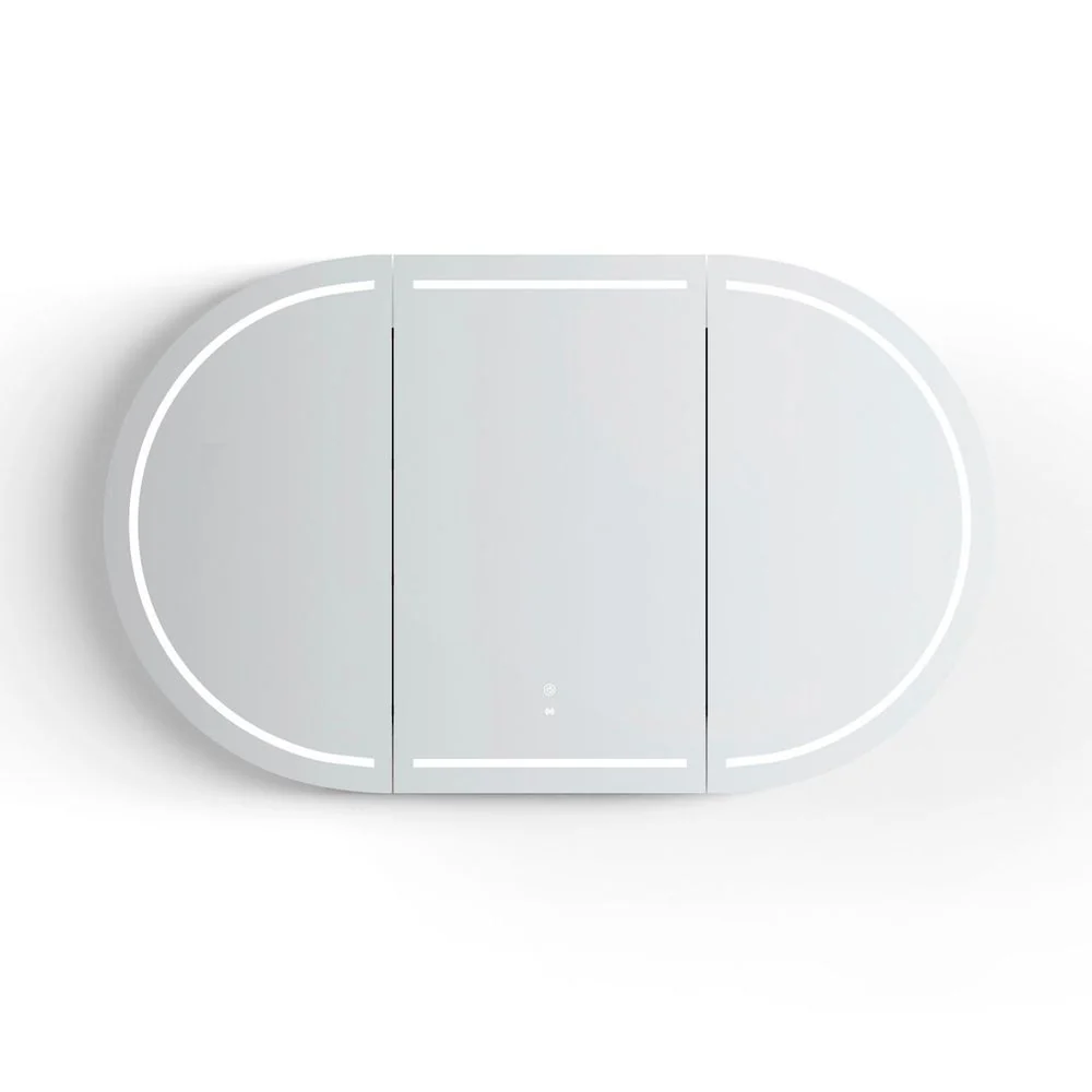 Otti Bondi LED 1500x900mm Premium Edition Shaving Cabinet Woodland Oak - Image 4