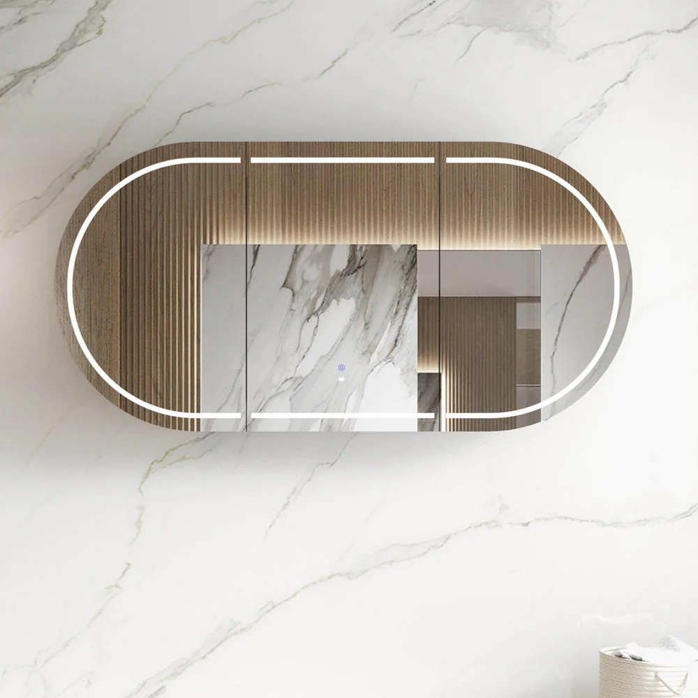 Otti LED Bondi 1800mm Natural Oak Shaving Cabinet Premium Edition - Image 3