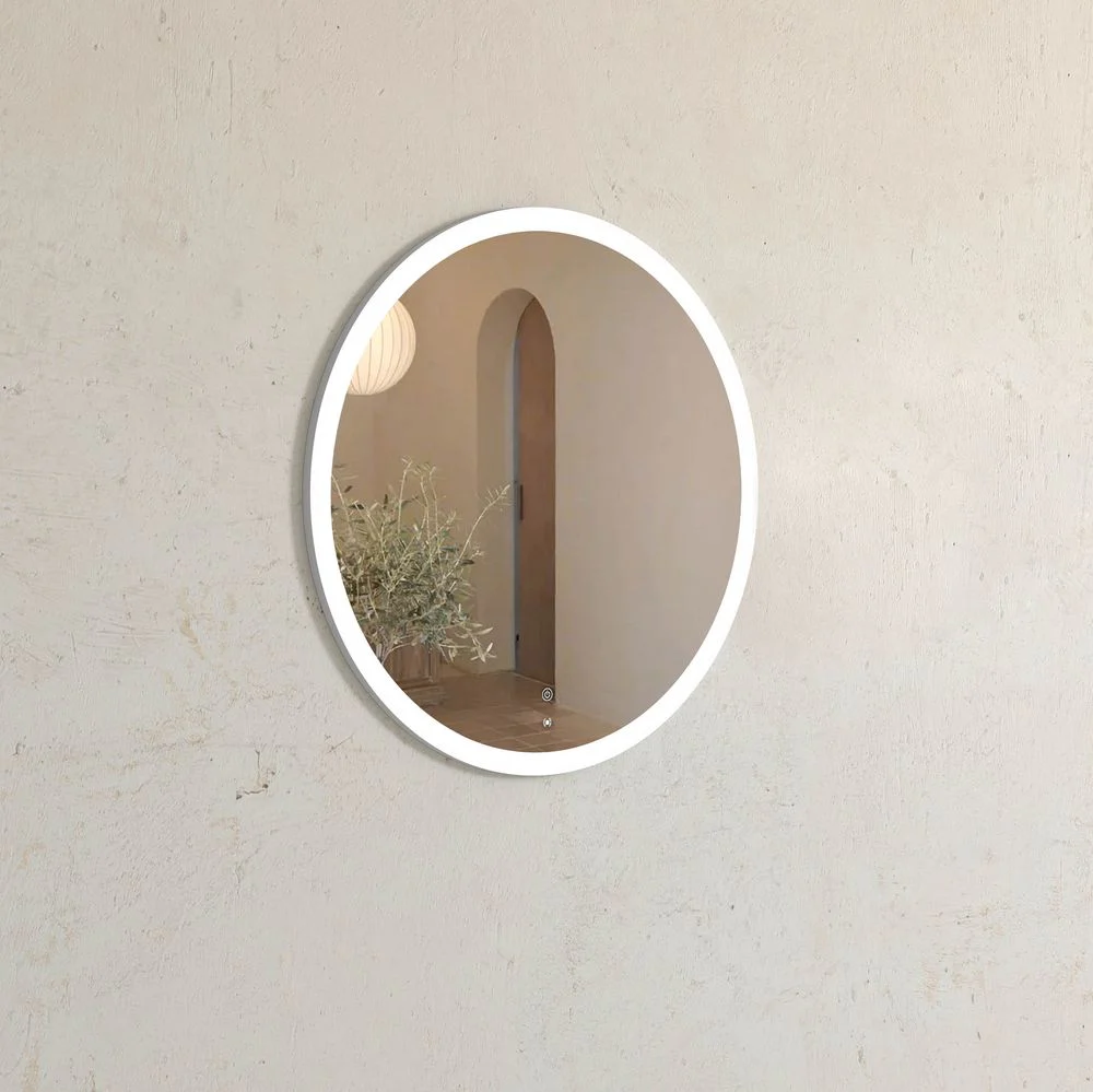 Otti LED Bondi 800mm White Metal Frame Mirror - Image 4