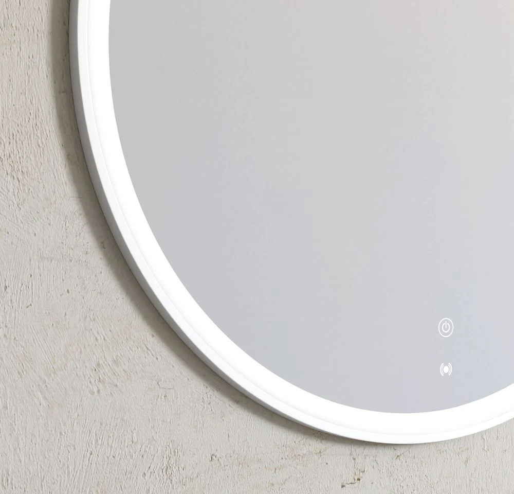 Otti LED Bondi 800mm White Metal Frame Mirror - Image 5