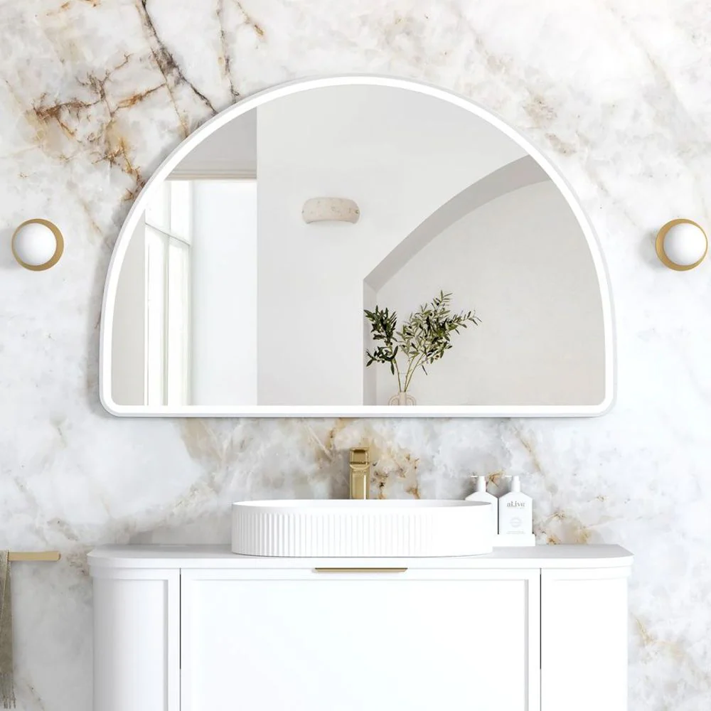 Otti LED Moonlight Archie 800mm White Metal Frame Mirror - Image 3